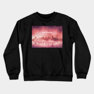 San Francisco at Night Crewneck Sweatshirt